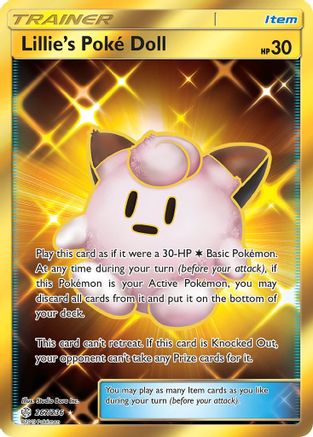 Lillie's Poke Doll (Secret) 267/236 - SM  Cosmic Eclipse Holofoil - Poke-Collect