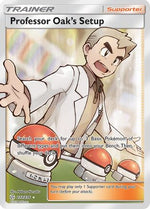Professor Oak's Setup (Full Art) 233/236 - SM  Cosmic Eclipse Holofoil - Poke-Collect