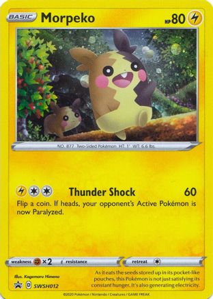 Morpeko - SWSH012 SWSH012/307 - SWSH Sword & Shield Promo Cards Holofoil - Poke-Collect