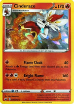 Cinderace - 036/202 (Cracked Ice Holo) 36 - Deck Exclusives Holofoil - Poke-Collect