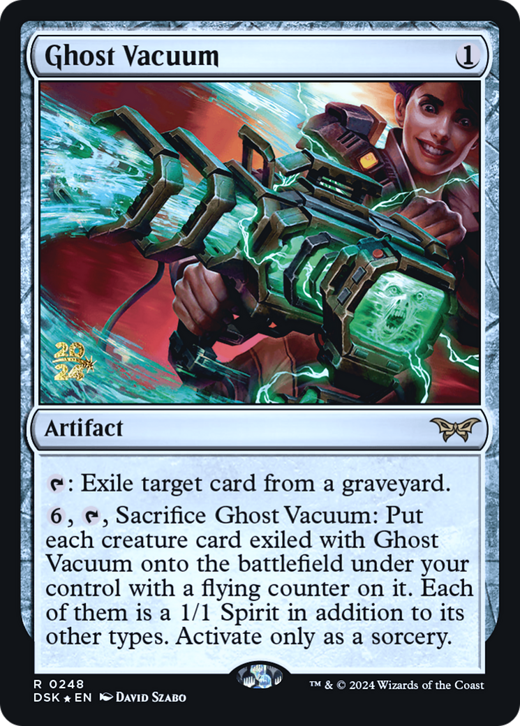 Ghost Vacuum (PRE-248) - Duskmourn: House of Horror Promos Foil - Poke-Collect