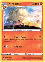 Ninetales 23/202 - SWSH01 Sword & Shield Base Set Reverse Holofoil - Poke-Collect
