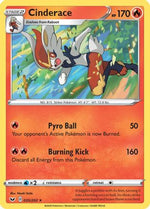 Cinderace (035) 35/202 - SWSH01 Sword & Shield Base Set Reverse Holofoil - Poke-Collect