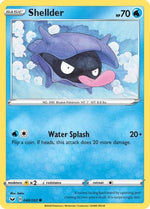 Shellder 40/202 - SWSH01 Sword & Shield Base Set Reverse Holofoil - Poke-Collect