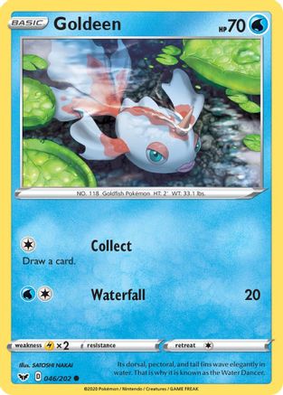 Goldeen (046) 46/202 - SWSH01 Sword & Shield Base Set - Poke-Collect