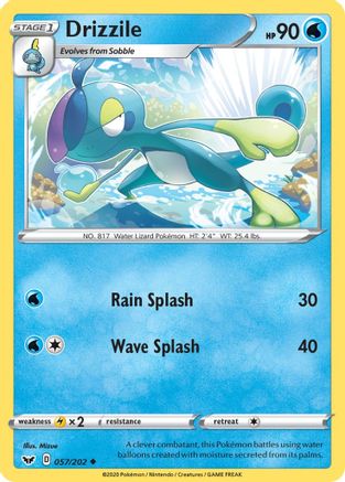 Drizzile (057) 57/202 - SWSH01 Sword & Shield Base Set - Poke-Collect