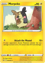 Morpeko 78/202 - SWSH01 Sword & Shield Base Set Reverse Holofoil - Poke-Collect