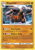 Rhyperior 99/202 - SWSH01 Sword & Shield Base Set Reverse Holofoil - Poke-Collect