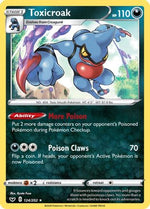 Toxicroak 124/202 - Sword & Shield Holofoil - Poke-Collect