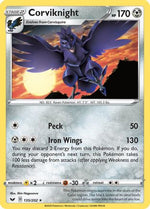 Corviknight 135/202 - SWSH01 Sword & Shield Base Set Reverse Holofoil - Poke-Collect