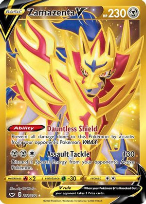 Zamazenta V 212/202 - Sword & Shield Holofoil - Poke-Collect