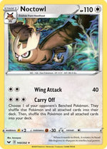 Noctowl 144/202 - SWSH01 Sword & Shield Base Set - Poke-Collect