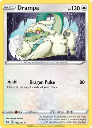 Drampa 149/202 - SWSH01 Sword & Shield Base Set - Poke-Collect