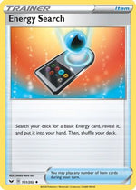 Energy Search 161/202 - SWSH01 Sword & Shield Base Set Reverse Holofoil - Poke-Collect