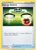 Energy Switch 162/202 - SWSH01 Sword & Shield Base Set Reverse Holofoil - Poke-Collect