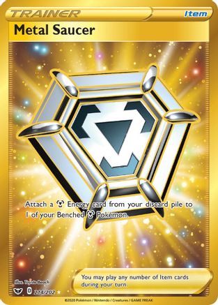 Metal Saucer (Secret) 214/202 - SWSH01 Sword & Shield Base Set Holofoil - Poke-Collect