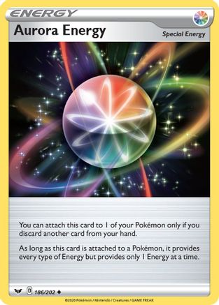 Aurora Energy 186/202 - SWSH01 Sword & Shield Base Set Reverse Holofoil - Poke-Collect