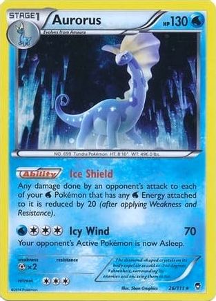 Aurorus - 26/111 (Cosmos Holo) 26 - Miscellaneous Cards & Products Holofoil - Poke-Collect