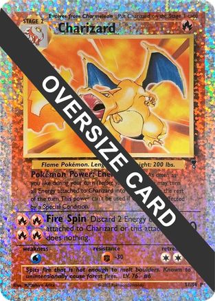Charizard - S1/S4 (Box Topper) S1 - Jumbo Cards Reverse Holofoil - Poke-Collect