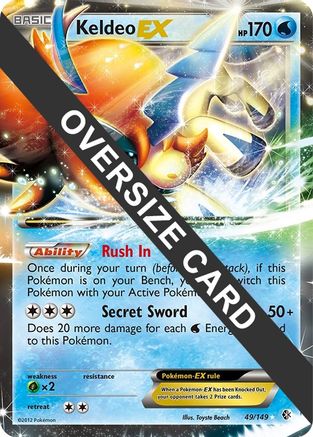 Keldeo EX - 49/99 49 - Jumbo Cards Holofoil - Poke-Collect