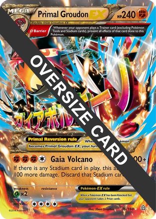 Primal Groudon EX - 86/160 86 - Jumbo Cards Holofoil - Poke-Collect