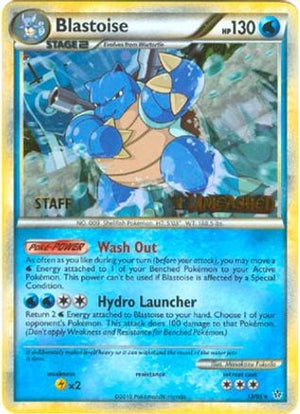 Blastoise - 13/95 (Prerelease) [Staff] 13 - HGSS Promos Holofoil - Poke-Collect