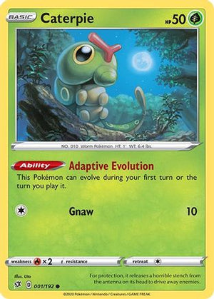 Caterpie 1/192 - SWSH02 Rebel Clash - Poke-Collect