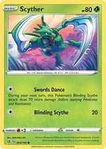 Scyther 4/192 - SWSH02 Rebel Clash Reverse Holofoil - Poke-Collect