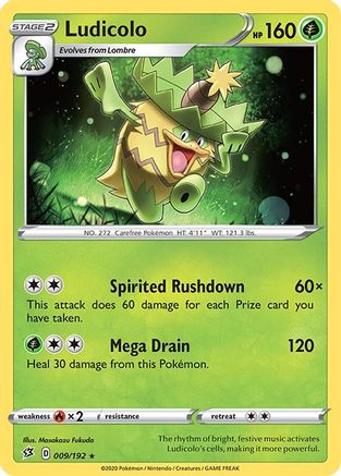 Ludicolo 9/192 - SWSH02 Rebel Clash - Poke-Collect