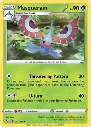Masquerain 11/192 - SWSH02 Rebel Clash - Poke-Collect