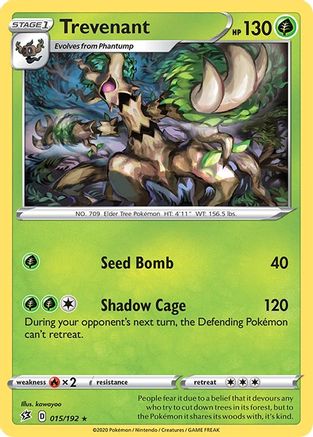 Trevenant 15/192 - Rebel Clash - Poke-Collect