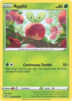 Applin (20) 20/192 - SWSH02 Rebel Clash - Poke-Collect
