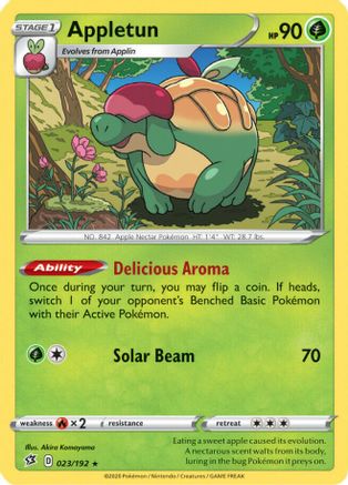 Appletun 23/192 - SWSH02 Rebel Clash Holofoil - Poke-Collect