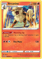 Arcanine 28/192 - SWSH02 Rebel Clash - Poke-Collect