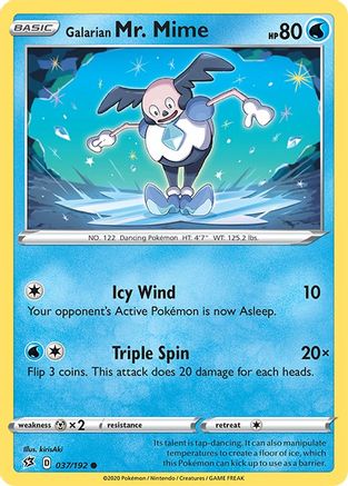 Galarian Mr. Mime 37/192 - SWSH02 Rebel Clash - Poke-Collect