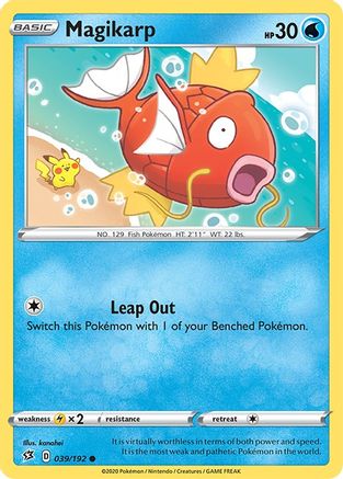 Magikarp 39/192 - SWSH02 Rebel Clash Reverse Holofoil - Poke-Collect