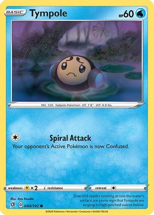 Tympole 44/192 - Rebel Clash Reverse Holofoil - Poke-Collect