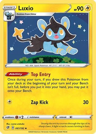 Luxio 61/192 - SWSH02 Rebel Clash - Poke-Collect