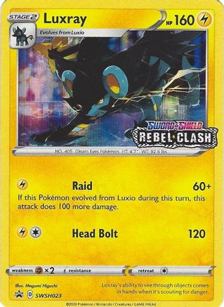 Luxray - SWSH023 (Prerelease) SWSH023/307 - SWSH Sword & Shield Promo Cards Holofoil - Poke-Collect