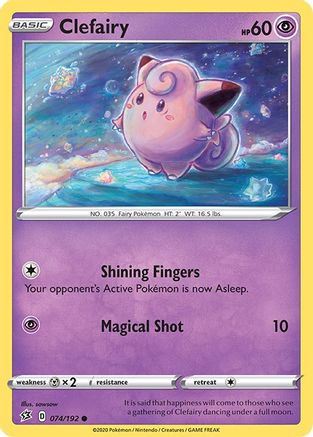 Clefairy 74/192 - SWSH02 Rebel Clash - Poke-Collect