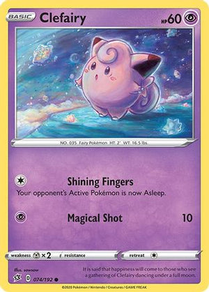 Clefairy 74/192 - SWSH02 Rebel Clash - Poke-Collect