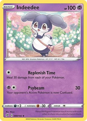 Indeedee 88/192 - SWSH02 Rebel Clash - Poke-Collect