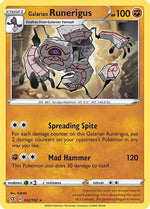 Galarian Runerigus 102/192 - SWSH02 Rebel Clash Reverse Holofoil - Poke-Collect