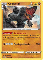 Coalossal 107/192 - SWSH02 Rebel Clash Holofoil - Poke-Collect