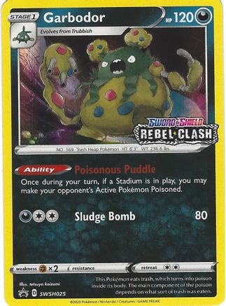 Garbodor - SWSH025 (Prerelease) SWSH025/307 - SWSH Sword & Shield Promo Cards Holofoil - Poke-Collect