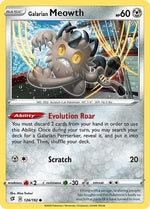 Galarian Meowth 126/192 - SWSH02 Rebel Clash Reverse Holofoil - Poke-Collect