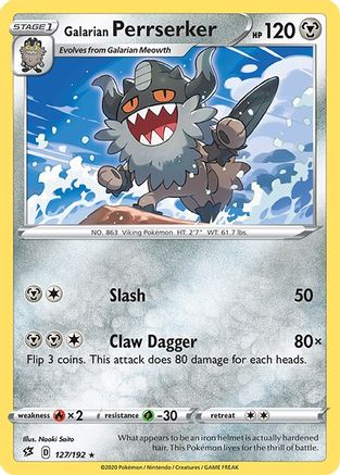 Galarian Perrserker 127/192 - SWSH02 Rebel Clash - Poke-Collect