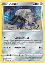 Durant 132/192 - SWSH02 Rebel Clash - Poke-Collect