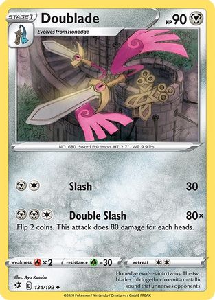 Doublade 134/192 - SWSH02 Rebel Clash - Poke-Collect