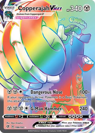 Copperajah VMAX (Secret) 199/192 - SWSH02 Rebel Clash Holofoil - Poke-Collect